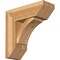 Ekena Millwork Thorton Slat Rough Sawn Bracket w/ Offset Brace, Western Red Cedar, 8"W x 22"D x 22"H BKT0806X22X22THR06RWR - alternate 1